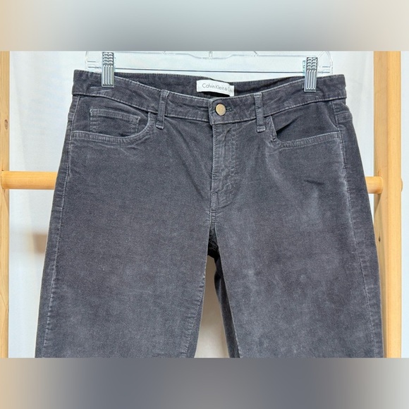 CALVIN KLEIN JEANS  Gray corduroy straight leg pants size 8 - Picture 5 of 15